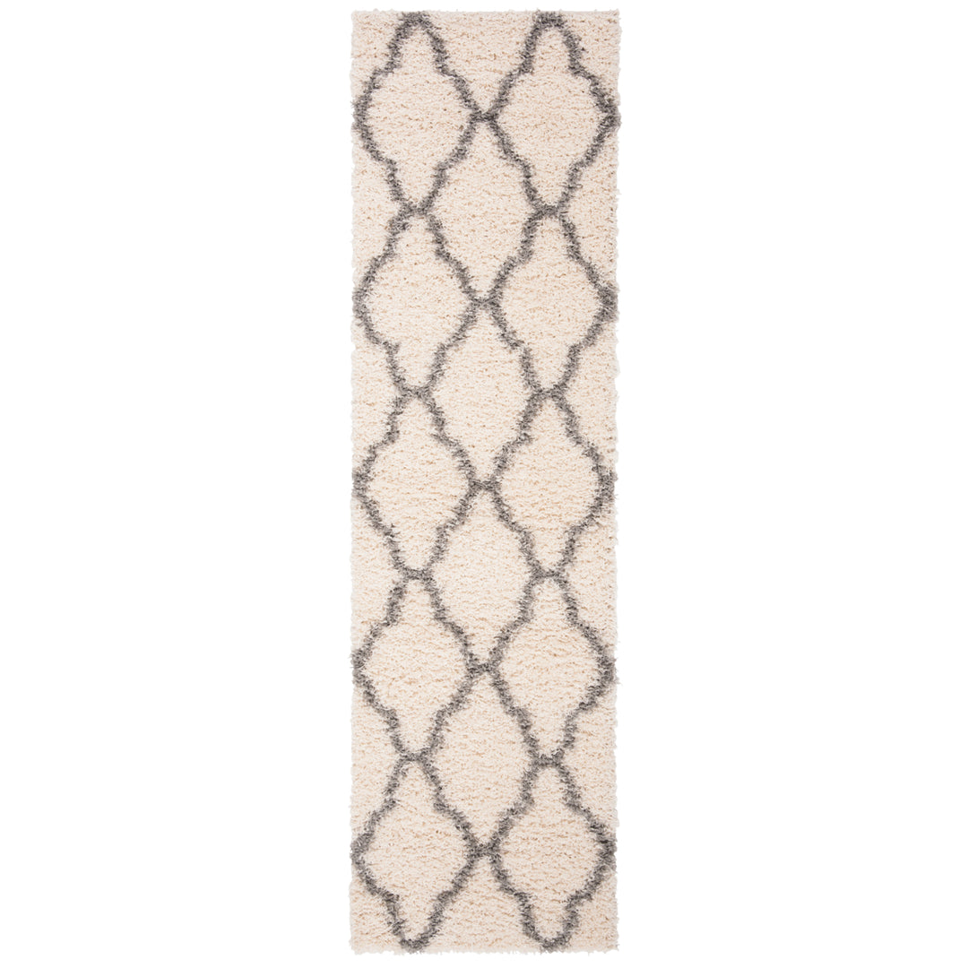 SAFAVIEH Dallas Shag SGDS257F Ivory / Grey Rug Image 1