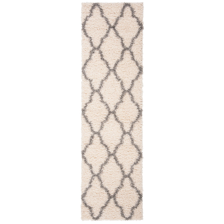 SAFAVIEH Dallas Shag SGDS257F Ivory / Grey Rug Image 1