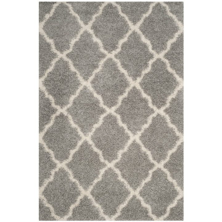 SAFAVIEH Dallas Shag SGDS257G Grey / Ivory Rug Image 1