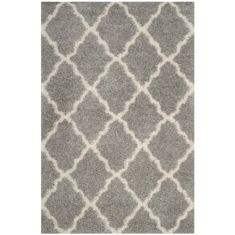 SAFAVIEH Dallas Shag SGDS257G Grey / Ivory Rug Image 1