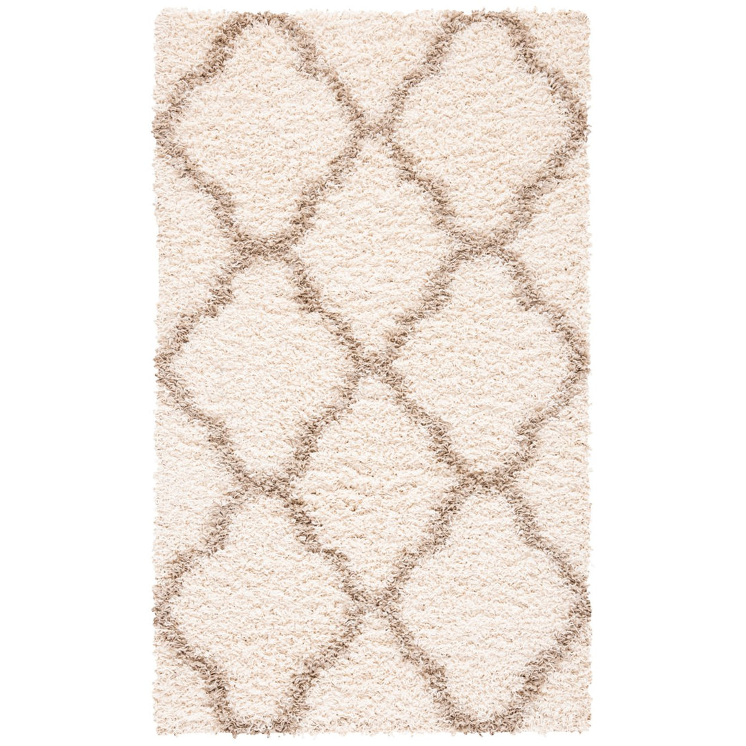 SAFAVIEH Dallas Shag SGDS257B Ivory / Beige Rug Image 1