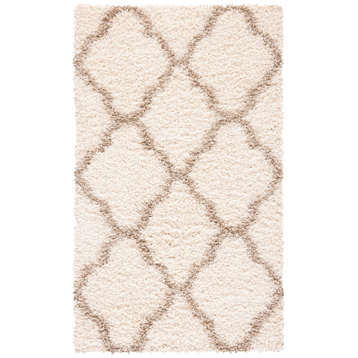 SAFAVIEH Dallas Shag SGDS257B Ivory / Beige Rug Image 1