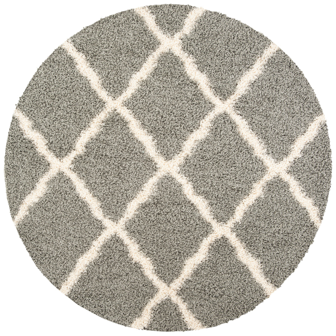 SAFAVIEH Dallas Shag SGDS257G Grey / Ivory Rug Image 4