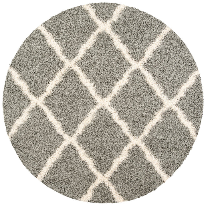 SAFAVIEH Dallas Shag SGDS257G Grey / Ivory Rug Image 1