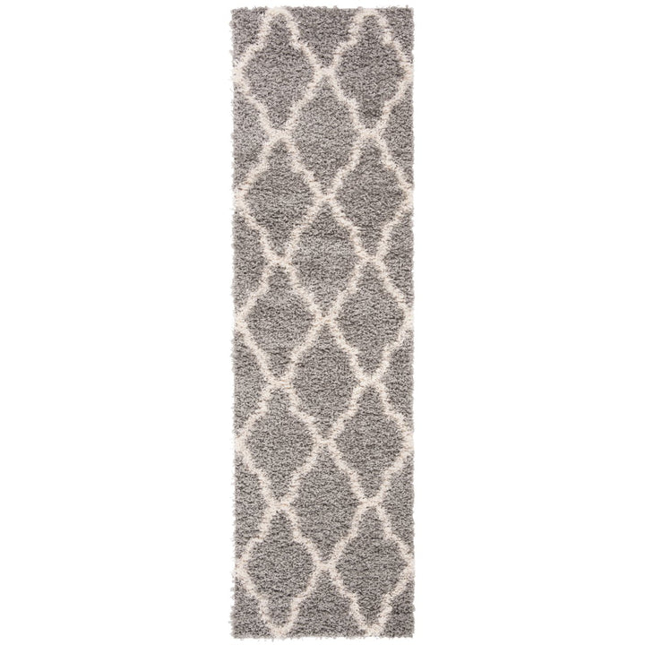 SAFAVIEH Dallas Shag SGDS257G Grey / Ivory Rug Image 1