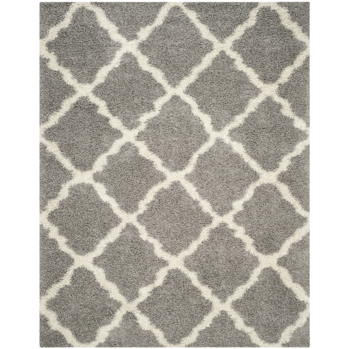 SAFAVIEH Dallas Shag SGDS257G Grey / Ivory Rug Image 1