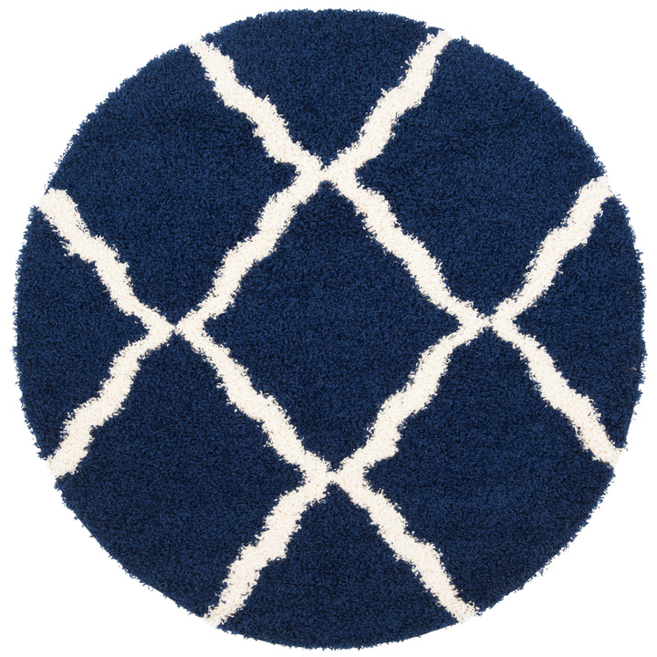 SAFAVIEH Dallas Shag SGDS257N Navy / Ivory Rug Image 1