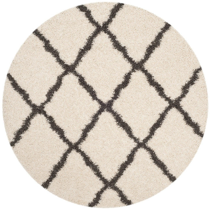 SAFAVIEH Dallas Shag SGDS257H Ivory/Dark Grey Rug Image 4