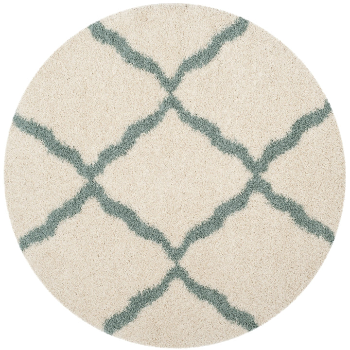 SAFAVIEH SGDS257J Sgd-Dallas Shag Ivory / Seafoam Image 1