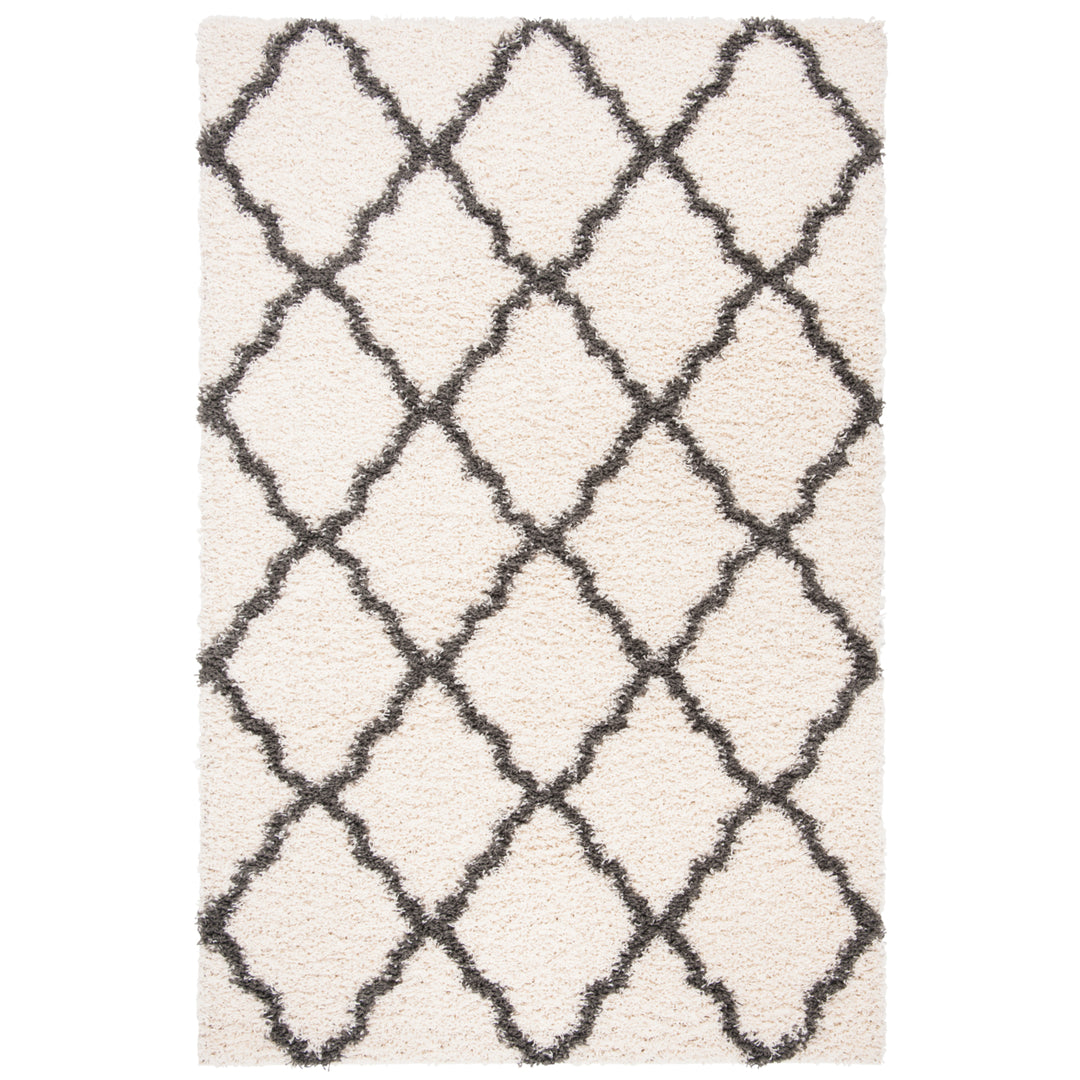 SAFAVIEH Dallas Shag SGDS257H Ivory/Dark Grey Rug Image 9