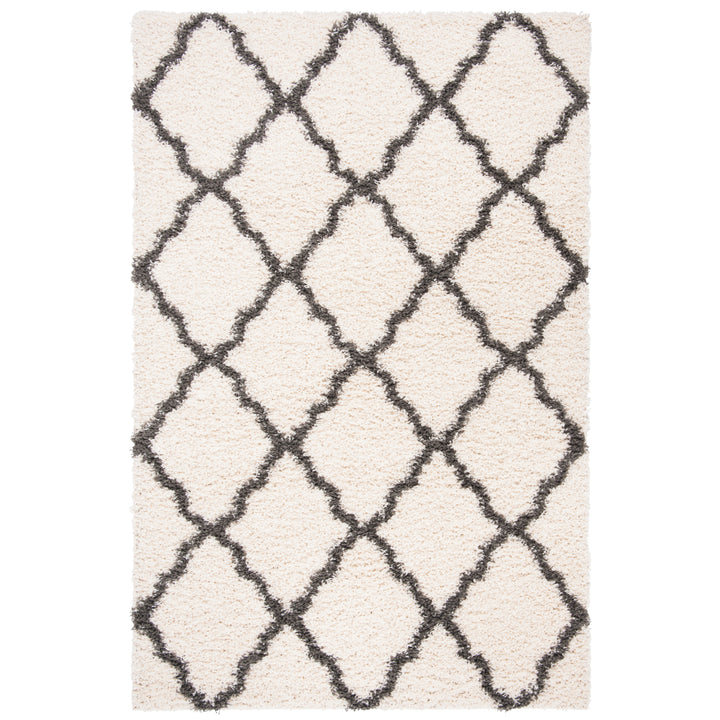 SAFAVIEH Dallas Shag SGDS257H Ivory/Dark Grey Rug Image 9