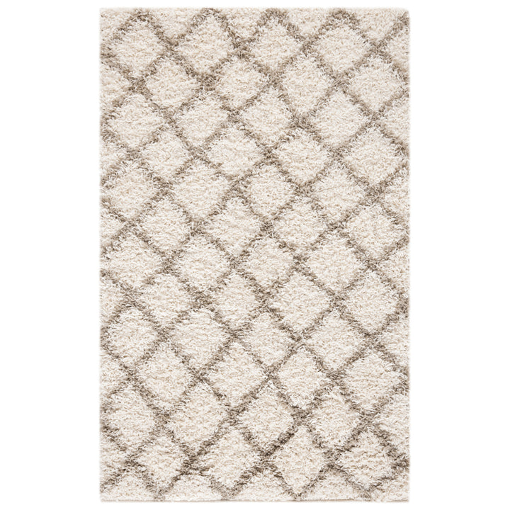 SAFAVIEH Dallas Shag SGDS258B Ivory / Beige Rug Image 1