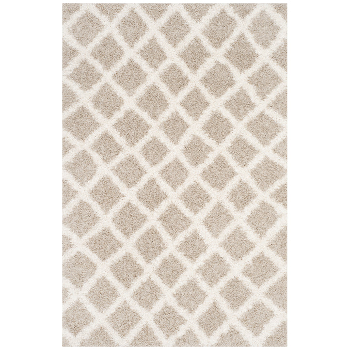 SAFAVIEH Dallas Shag SGDS258D Beige / Ivory Rug Image 1