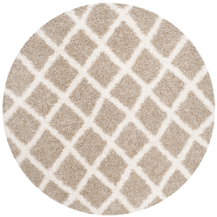 SAFAVIEH Dallas Shag SGDS258D Beige / Ivory Rug Image 3