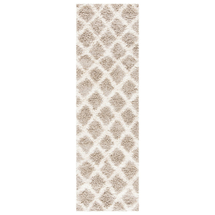 SAFAVIEH Dallas Shag SGDS258D Beige / Ivory Rug Image 1