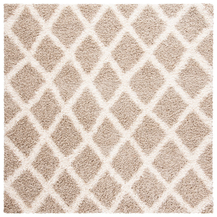 SAFAVIEH Dallas Shag SGDS258D Beige / Ivory Rug Image 1