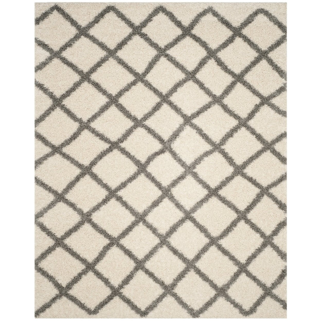 SAFAVIEH Dallas Shag SGDS258F Ivory / Grey Rug Image 7