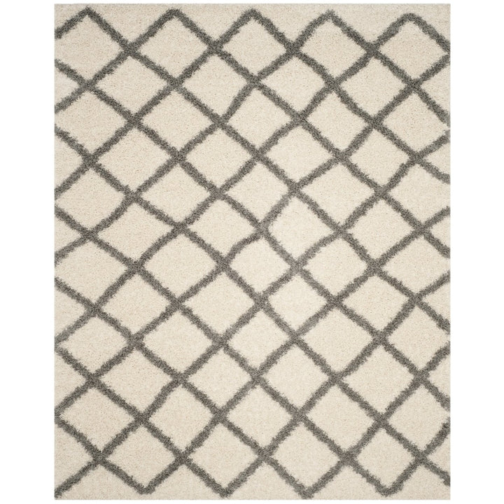 SAFAVIEH Dallas Shag SGDS258F Ivory / Grey Rug Image 7