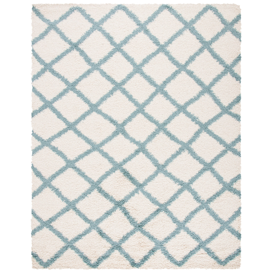 SAFAVIEH Dallas Shag SGDS258J Ivory / Seafoam Rug Image 1