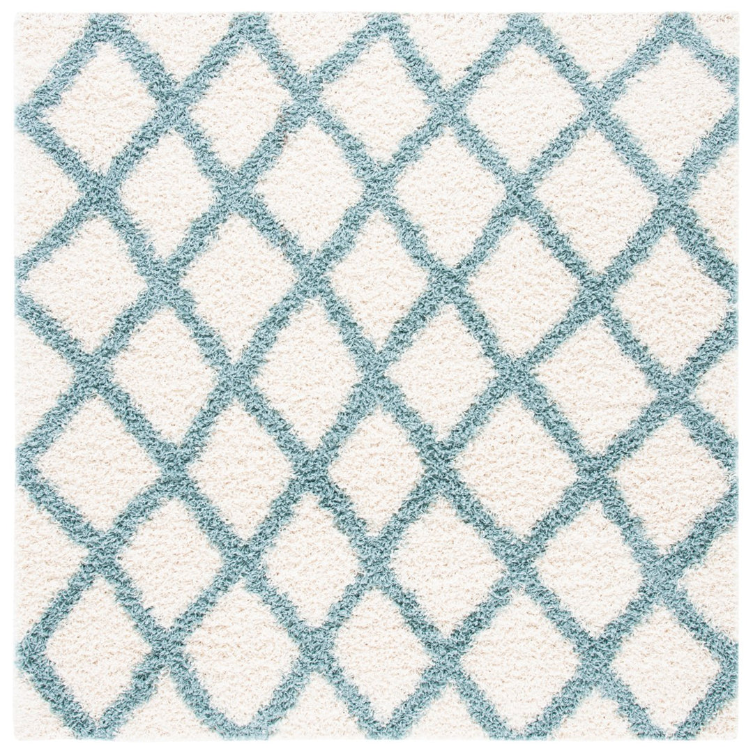 SAFAVIEH Dallas Shag SGDS258J Ivory / Seafoam Rug Image 1