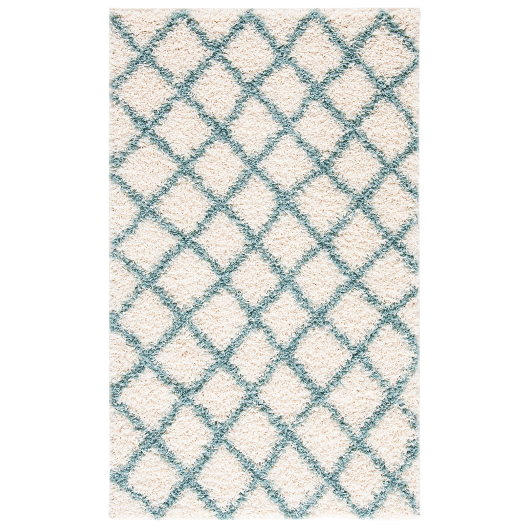 SAFAVIEH Dallas Shag SGDS258J Ivory / Seafoam Rug Image 4