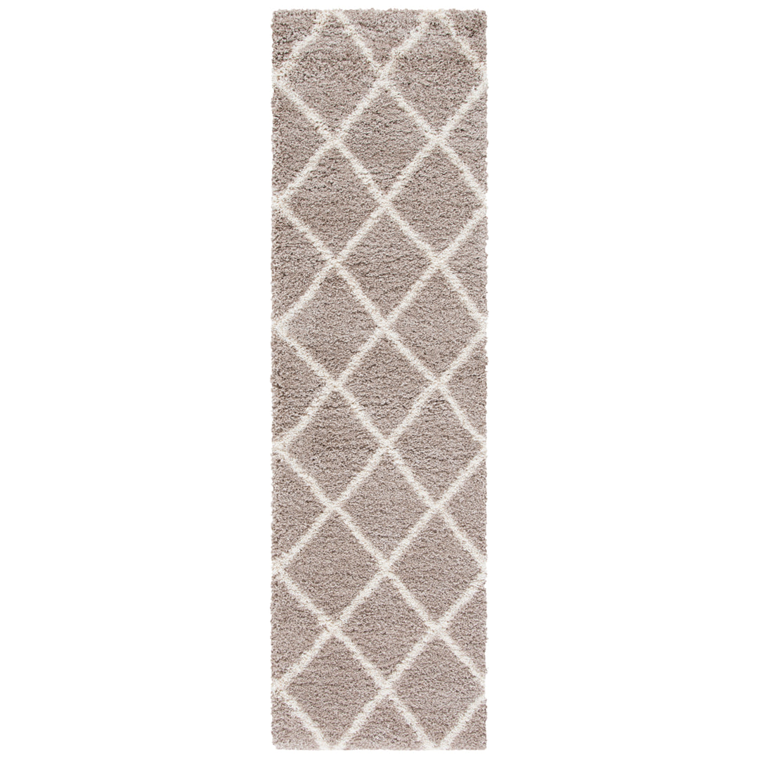 SAFAVIEH Hudson Shag Collection SGH222B Beige / Ivory Rug Image 5