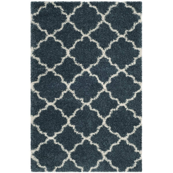 SAFAVIEH SGH282L Hudson Shag Slate Blue / Ivory Image 1