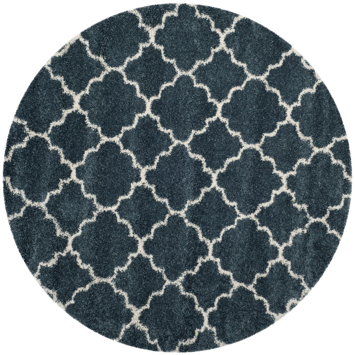 SAFAVIEH SGH282L Hudson Shag Slate Blue / Ivory Image 6