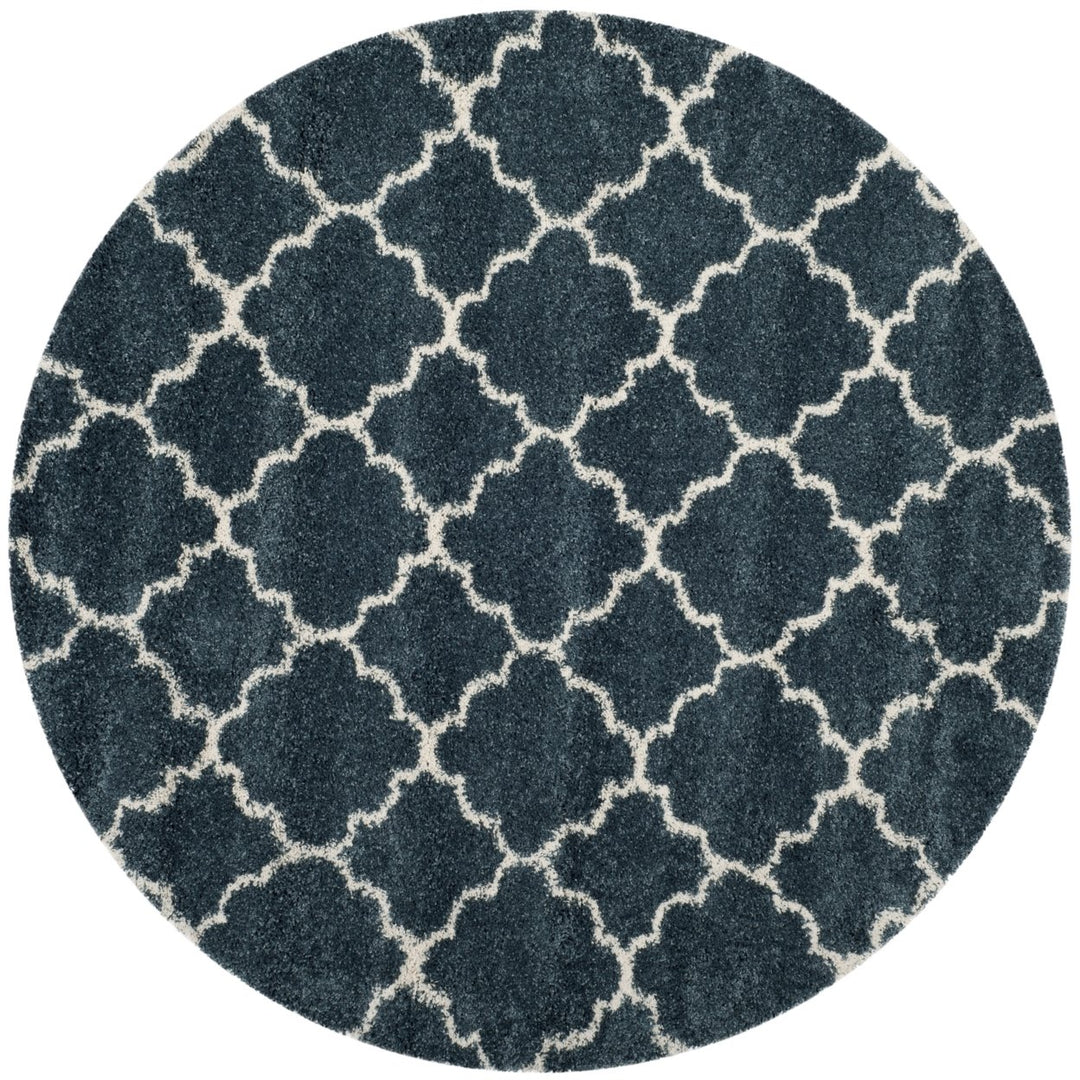 SAFAVIEH SGH282L Hudson Shag Slate Blue / Ivory Image 1