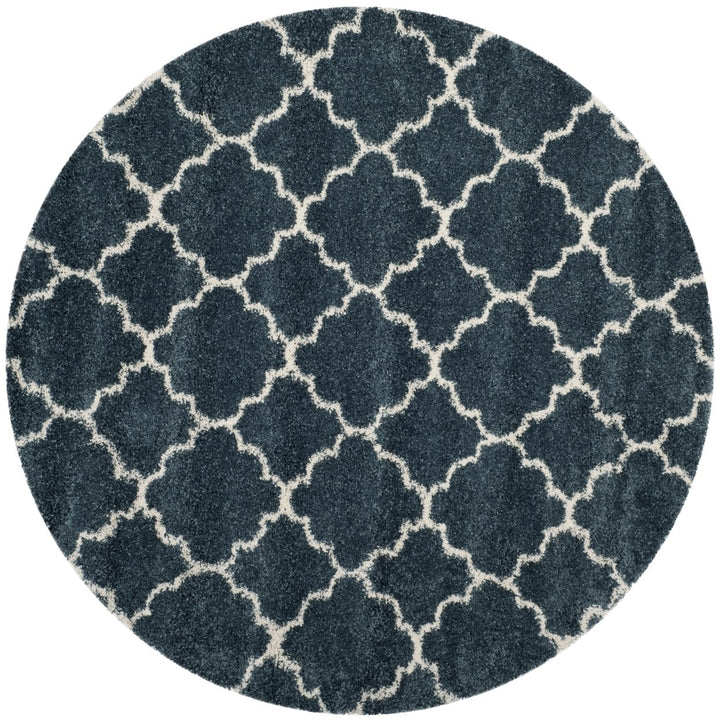 SAFAVIEH SGH282L Hudson Shag Slate Blue / Ivory Image 1