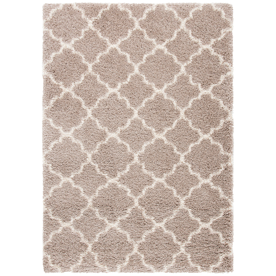 SAFAVIEH Hudson Shag Collection SGH282F Beige / Ivory Rug Image 1