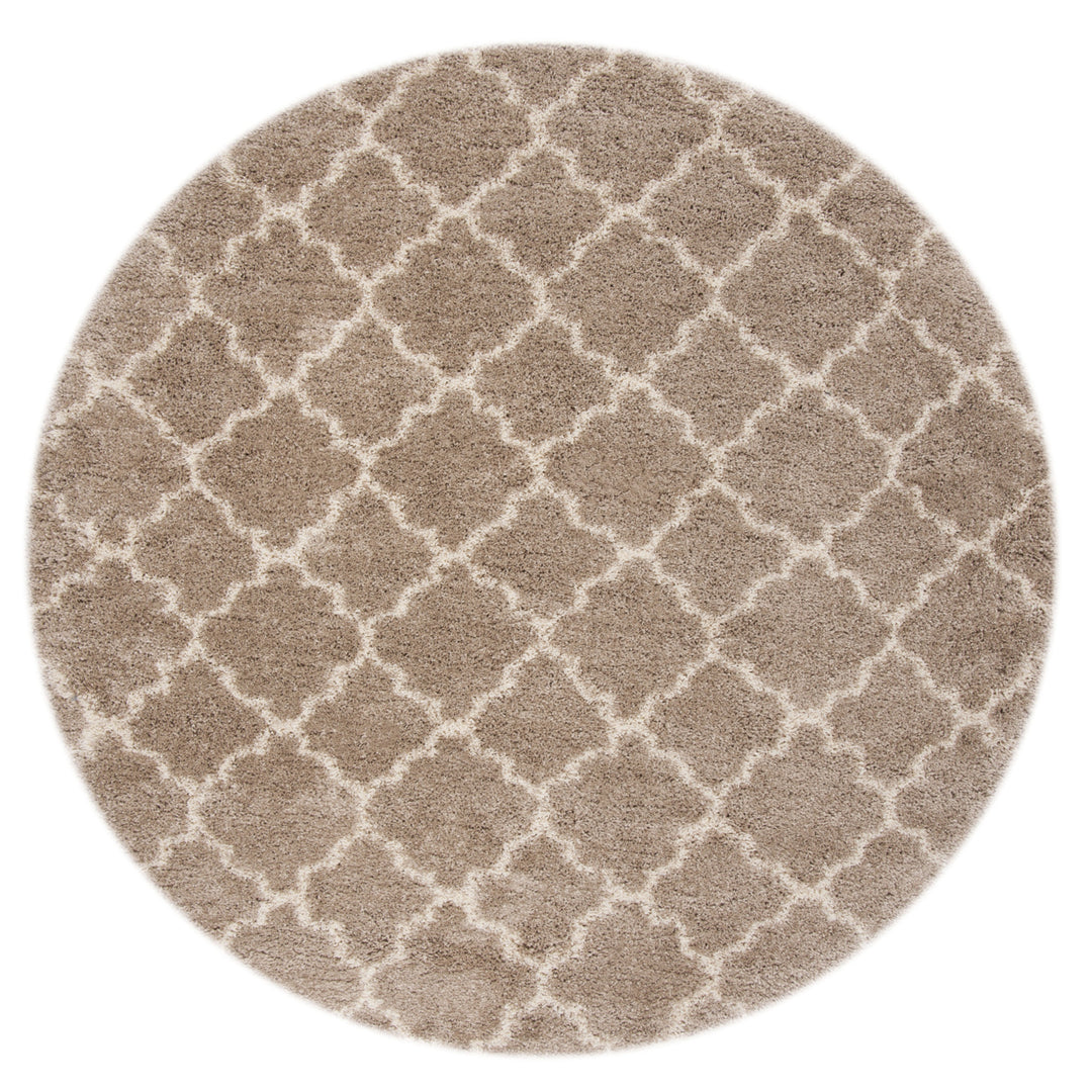 SAFAVIEH Hudson Shag Collection SGH282S Beige / Ivory Rug Image 1