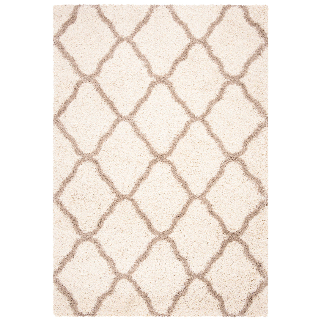 SAFAVIEH Hudson Shag Collection SGH286D Ivory / Beige Rug Image 2