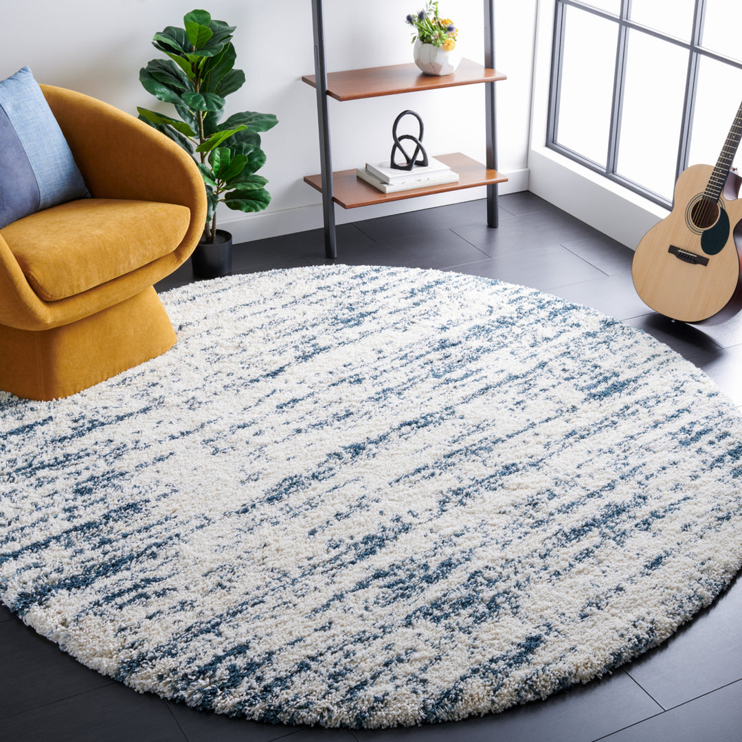 SAFAVIEH Hudson Shag SGH299A Ivory / Slate Blue Rug Image 2