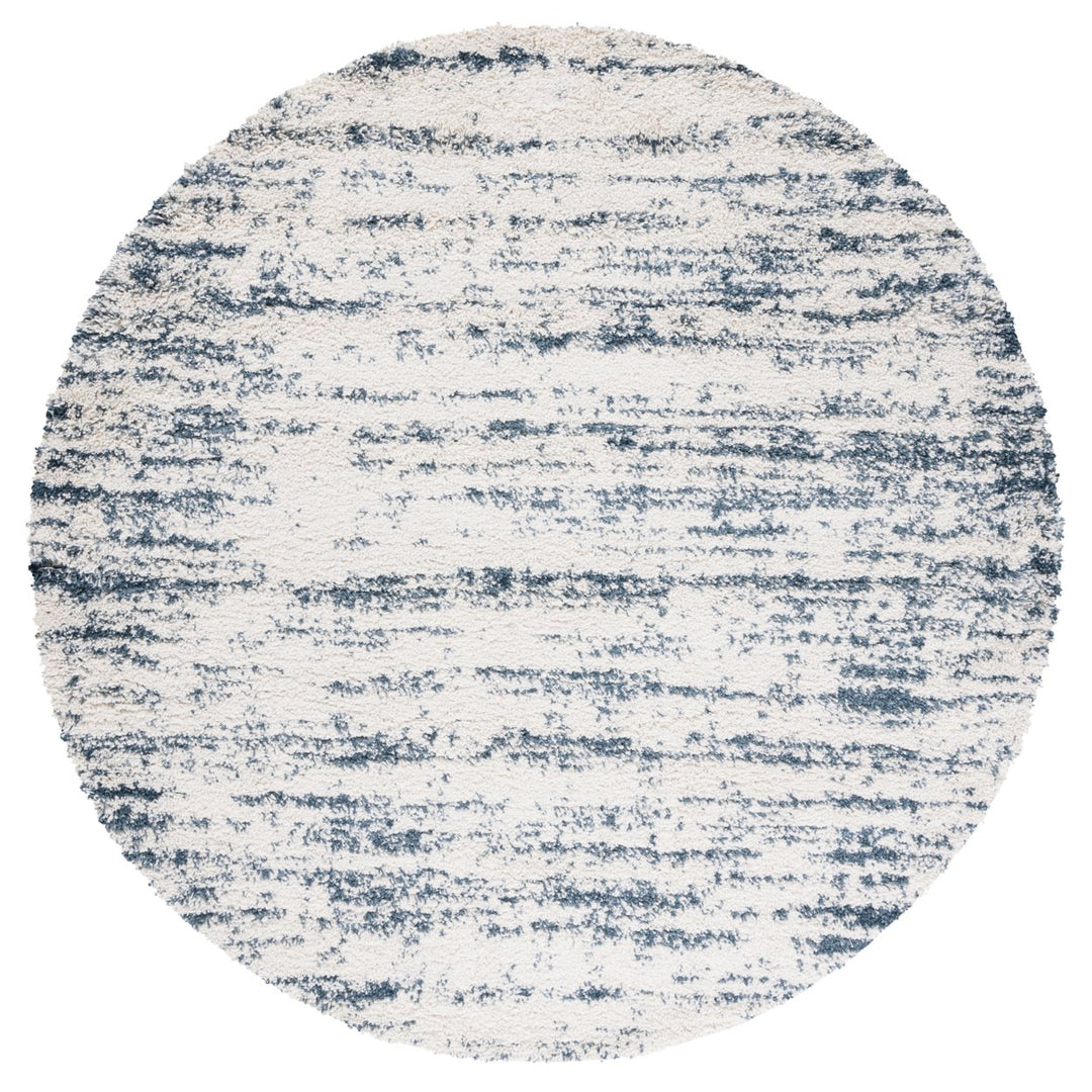 SAFAVIEH Hudson Shag SGH299A Ivory / Slate Blue Rug Image 1