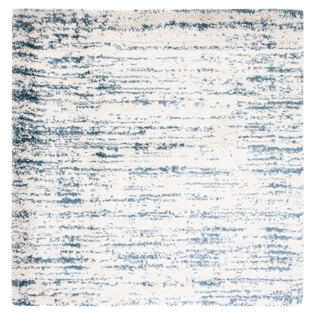 SAFAVIEH Hudson Shag SGH299A Ivory / Slate Blue Rug Image 4