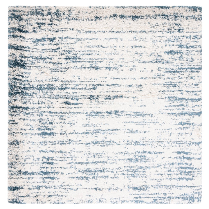 SAFAVIEH Hudson Shag SGH299A Ivory / Slate Blue Rug Image 1