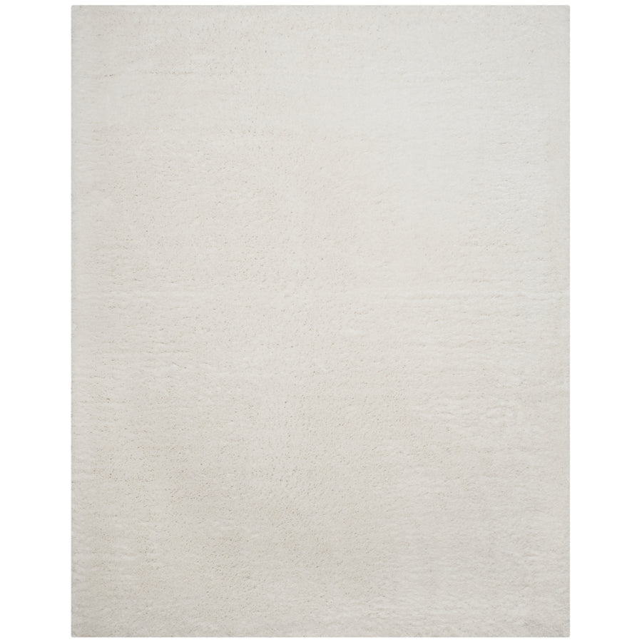 SAFAVIEH Indie Shag Collection SGI320C White Rug Image 1