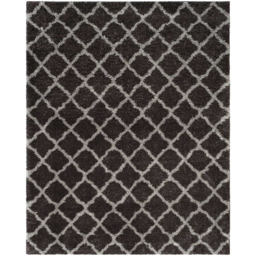 SAFAVIEH Indie Shag Collection SGI322D Dark Grey/Grey Rug Image 1