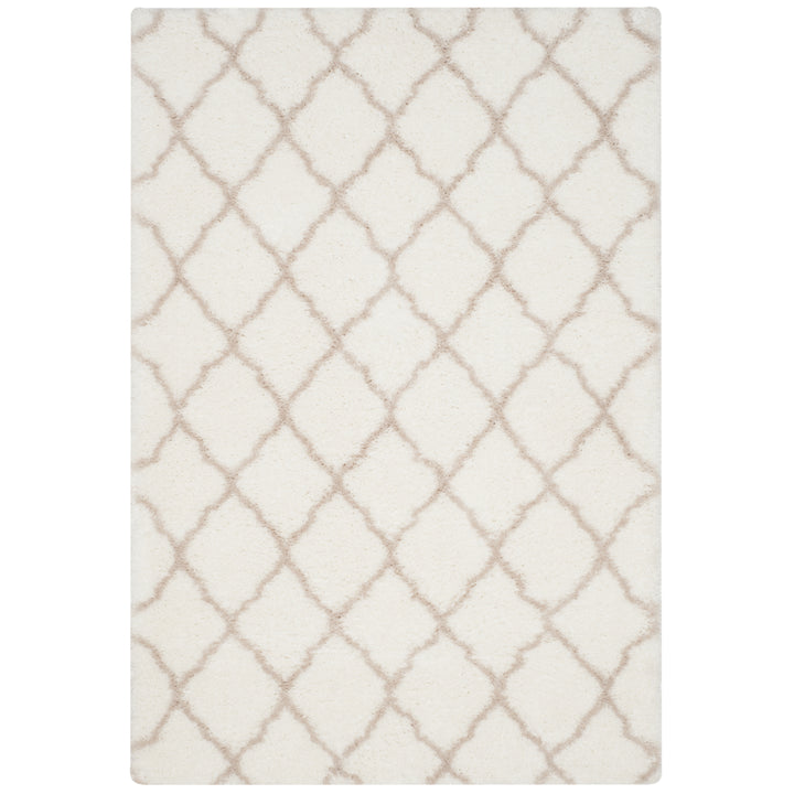 SAFAVIEH Indie Shag Collection SGI322G Ivory/Mushroom Rug Image 6