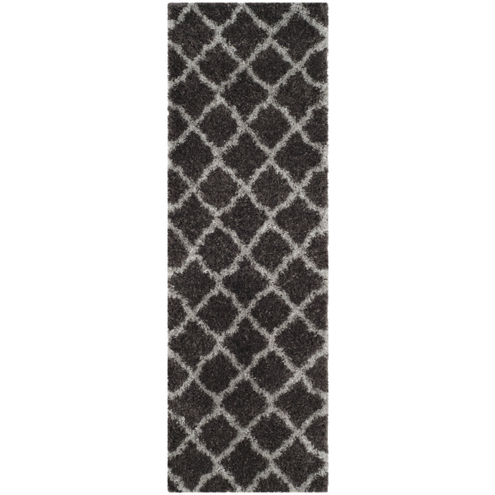 SAFAVIEH Indie Shag Collection SGI322D Dark Grey/Grey Rug Image 3