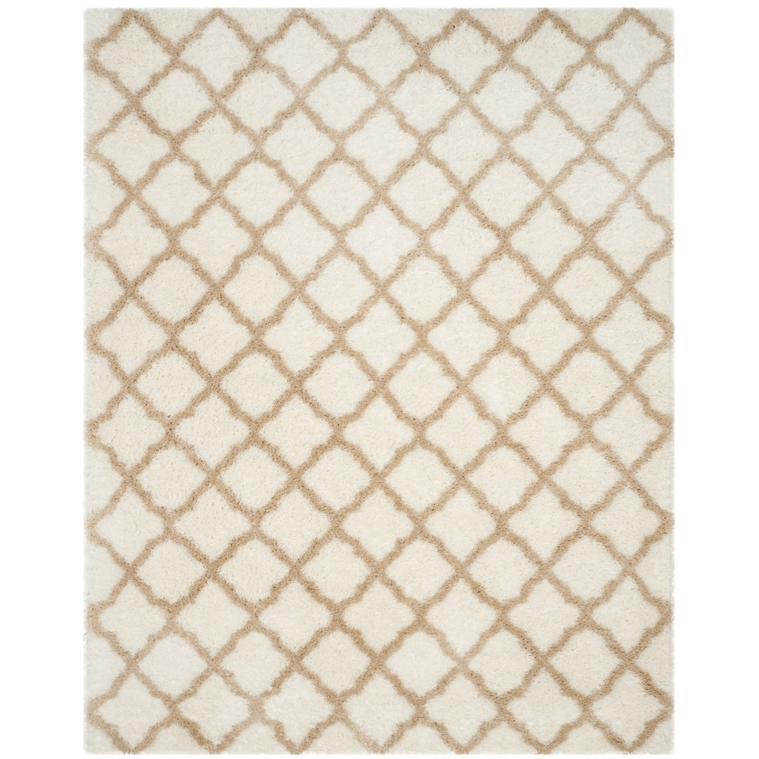 SAFAVIEH Indie Shag SGI322K Ivory / Light Beige Rug Image 1