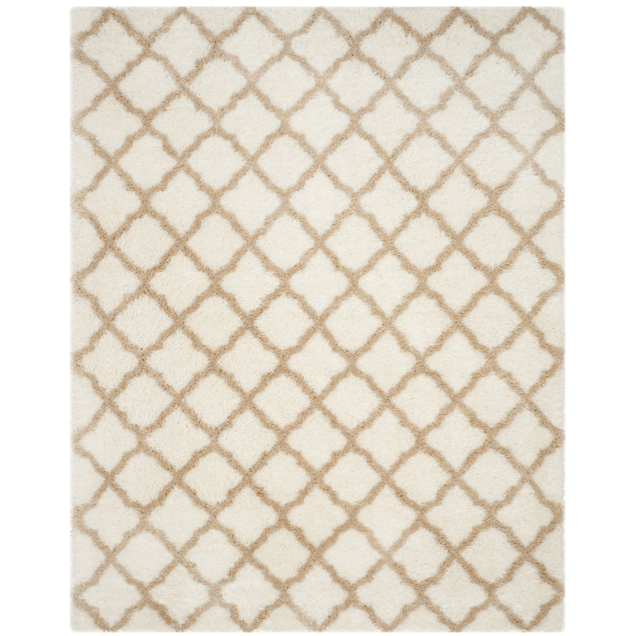 SAFAVIEH Indie Shag SGI322K Ivory / Light Beige Rug Image 1