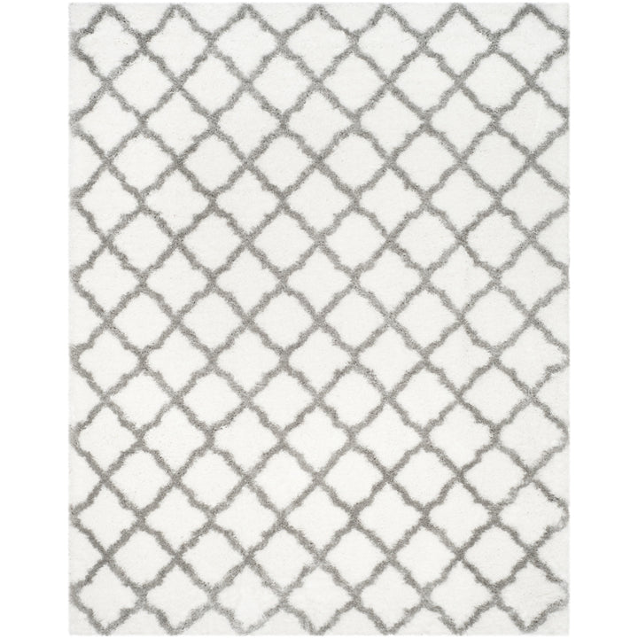 SAFAVIEH Indie Shag Collection SGI322P Ivory / Grey Rug Image 1