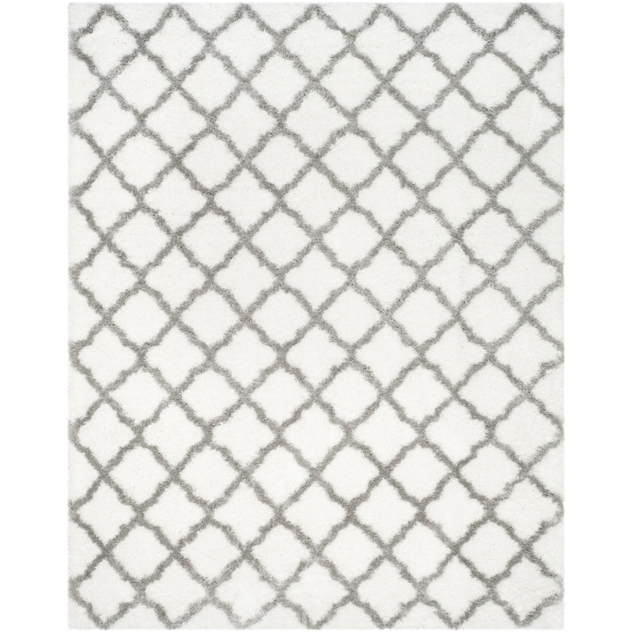 SAFAVIEH Indie Shag Collection SGI322P Ivory / Grey Rug Image 1