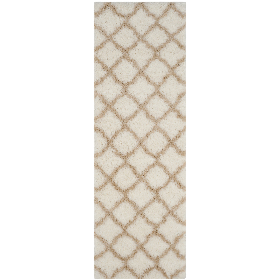 SAFAVIEH Indie Shag SGI322K Ivory / Light Beige Rug Image 3