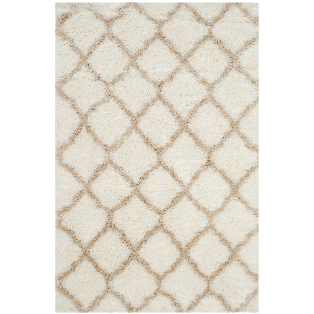 SAFAVIEH Indie Shag SGI322K Ivory / Light Beige Rug Image 6