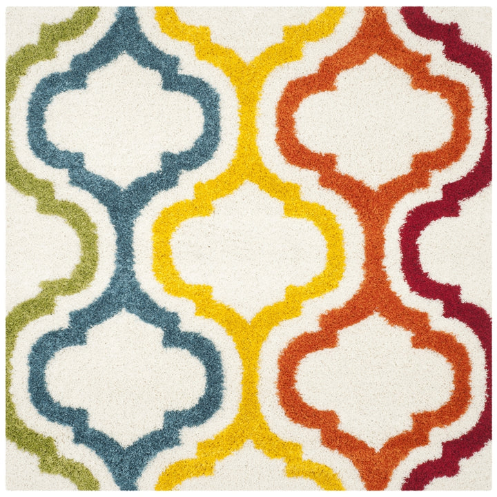 SAFAVIEH Kids Shag Collection SGK561A Ivory / Multi Rug Image 6