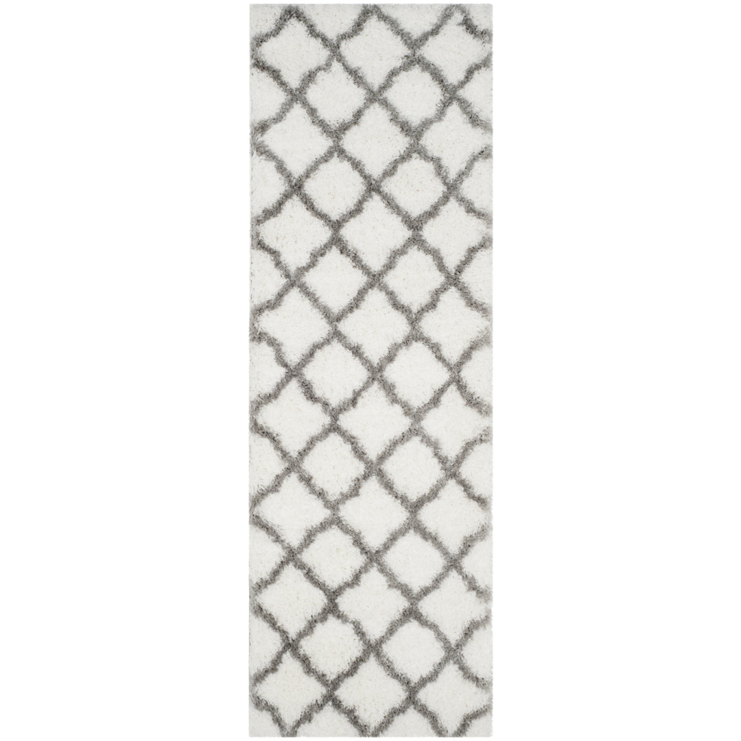 SAFAVIEH Indie Shag Collection SGI322P Ivory / Grey Rug Image 5