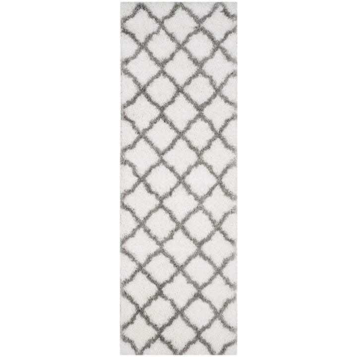 SAFAVIEH Indie Shag Collection SGI322P Ivory / Grey Rug Image 1